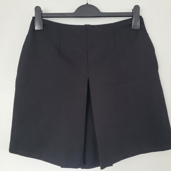Black office-style Skort - Picture 1 of 6
